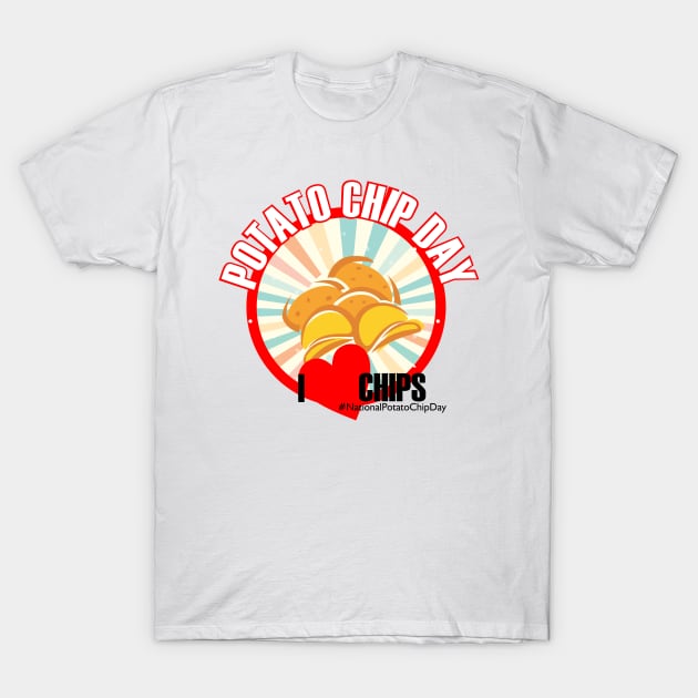 Potato Chip Day T-Shirt by neomuckel